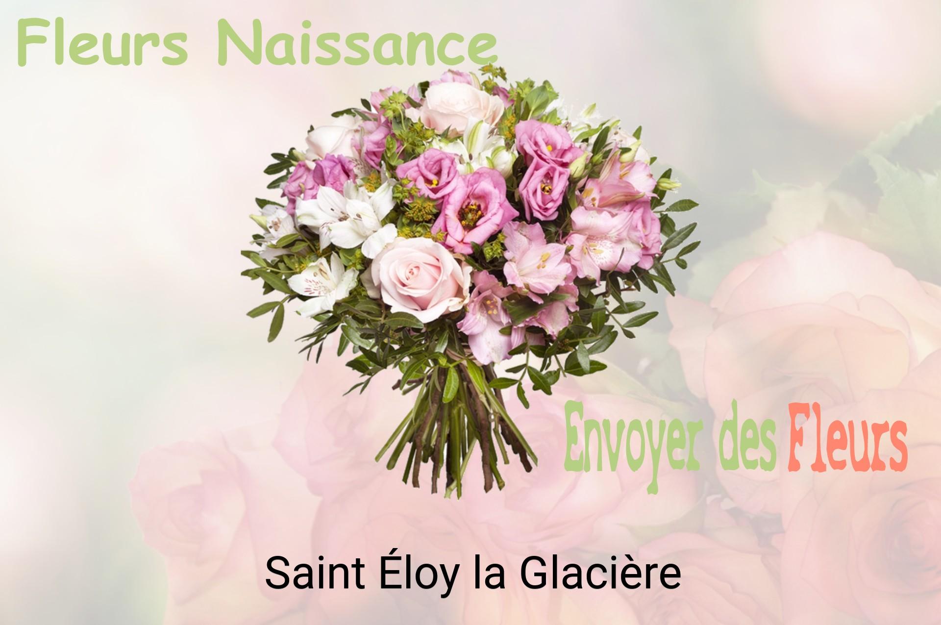 Bouquet de fleurs de naissance livré à Saint-Éloy-la-Glacière